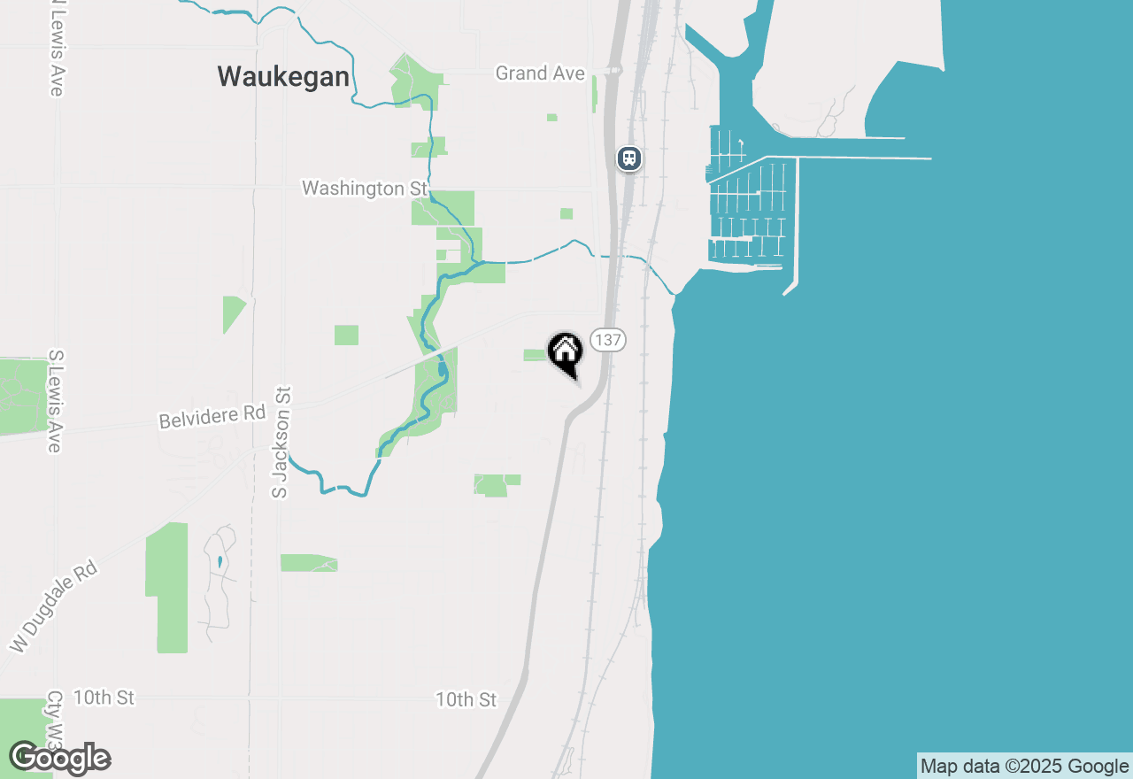 Map of 500 S Genesee Street, Waukegan, IL 60085