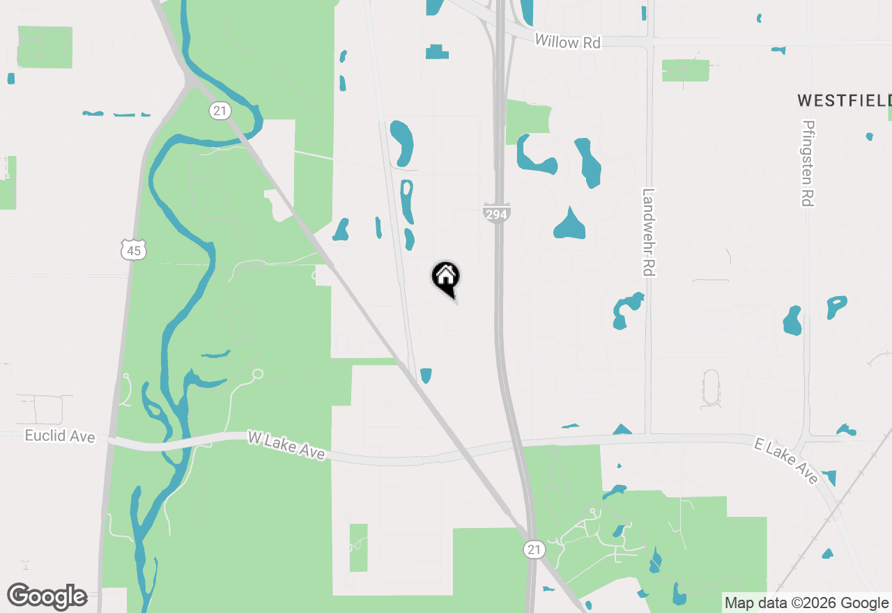 Map of (Address confidential), Northbrook, Illinois 60062