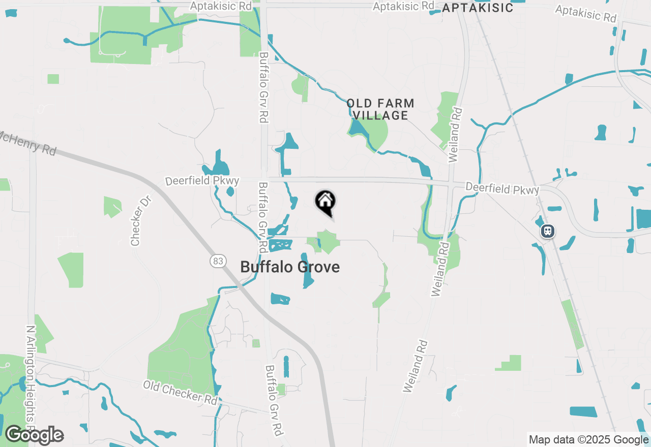 Map of 962 Harvest Circle, Buffalo Grove, IL 60089
