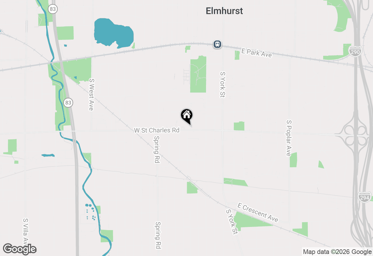 Map of 360 S Prospect Avenue, Elmhurst, IL 60126