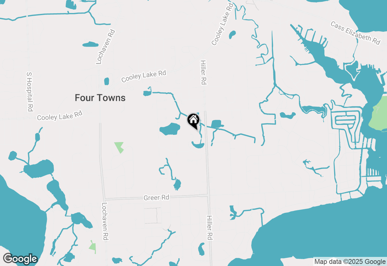 Map of 5872 Three Ponds, West Bloomfield, MI 48324