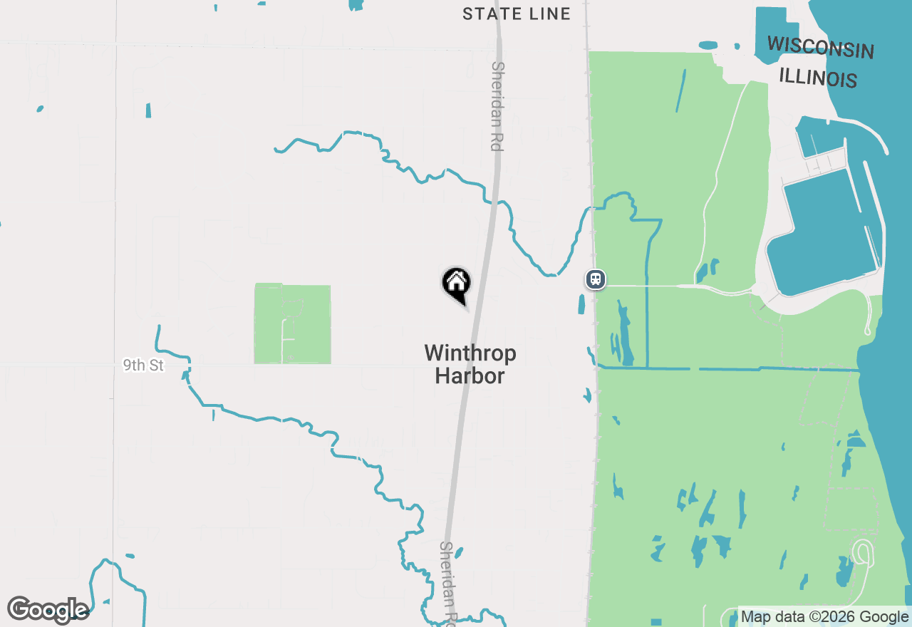 Map of 732 Whitney Avenue, Winthrop Harbor, IL 60096
