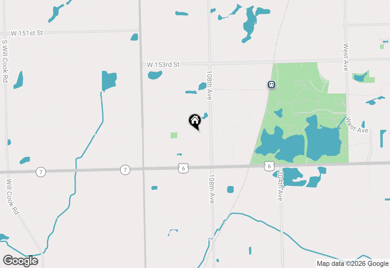 Map of 10850 Somer Lane, Orland Park, IL 60467