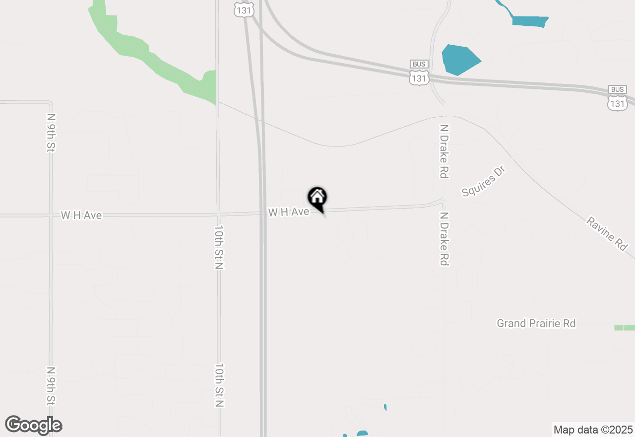 Map of 5517 W H Avenue, Kalamazoo, MI 49009