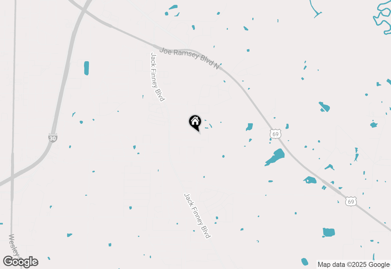 Map of 525 Leatherwood Lane, Greenville, TX 75402