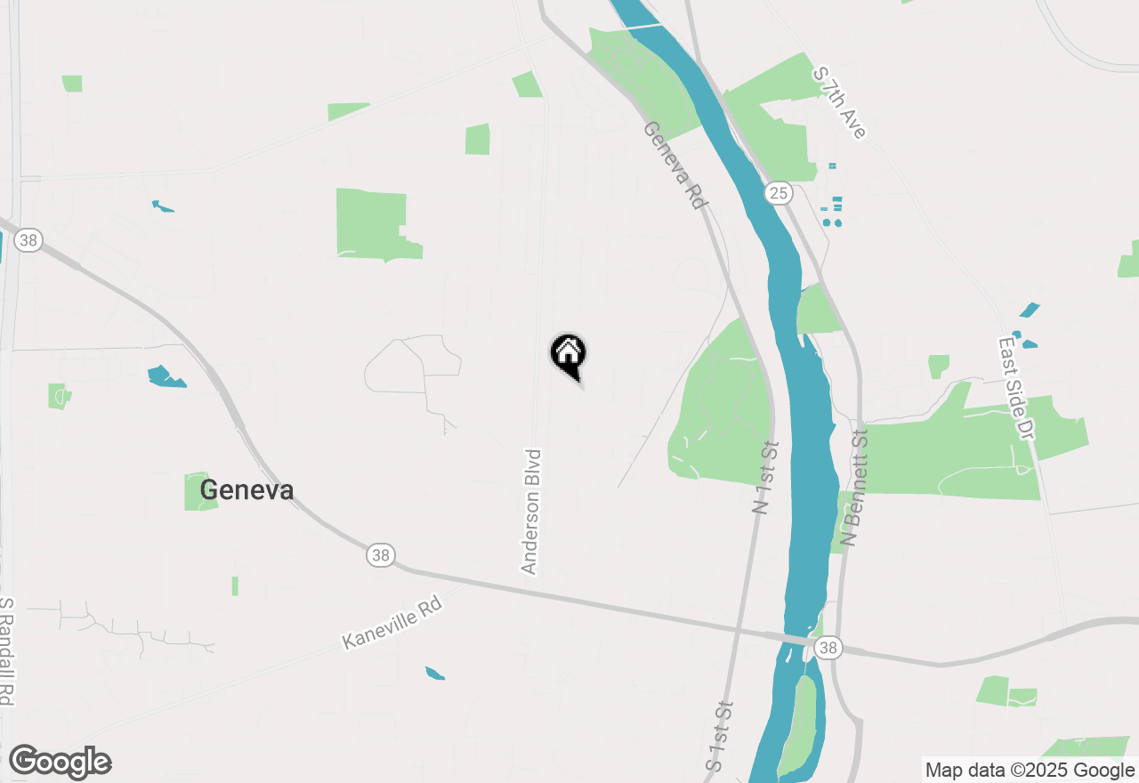 Map of 707 Richards Street, Geneva, IL 60134