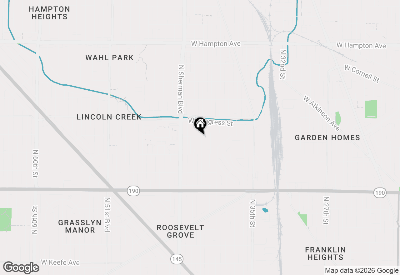 Map of 4279 N 41st St, Milwaukee, WI 53216