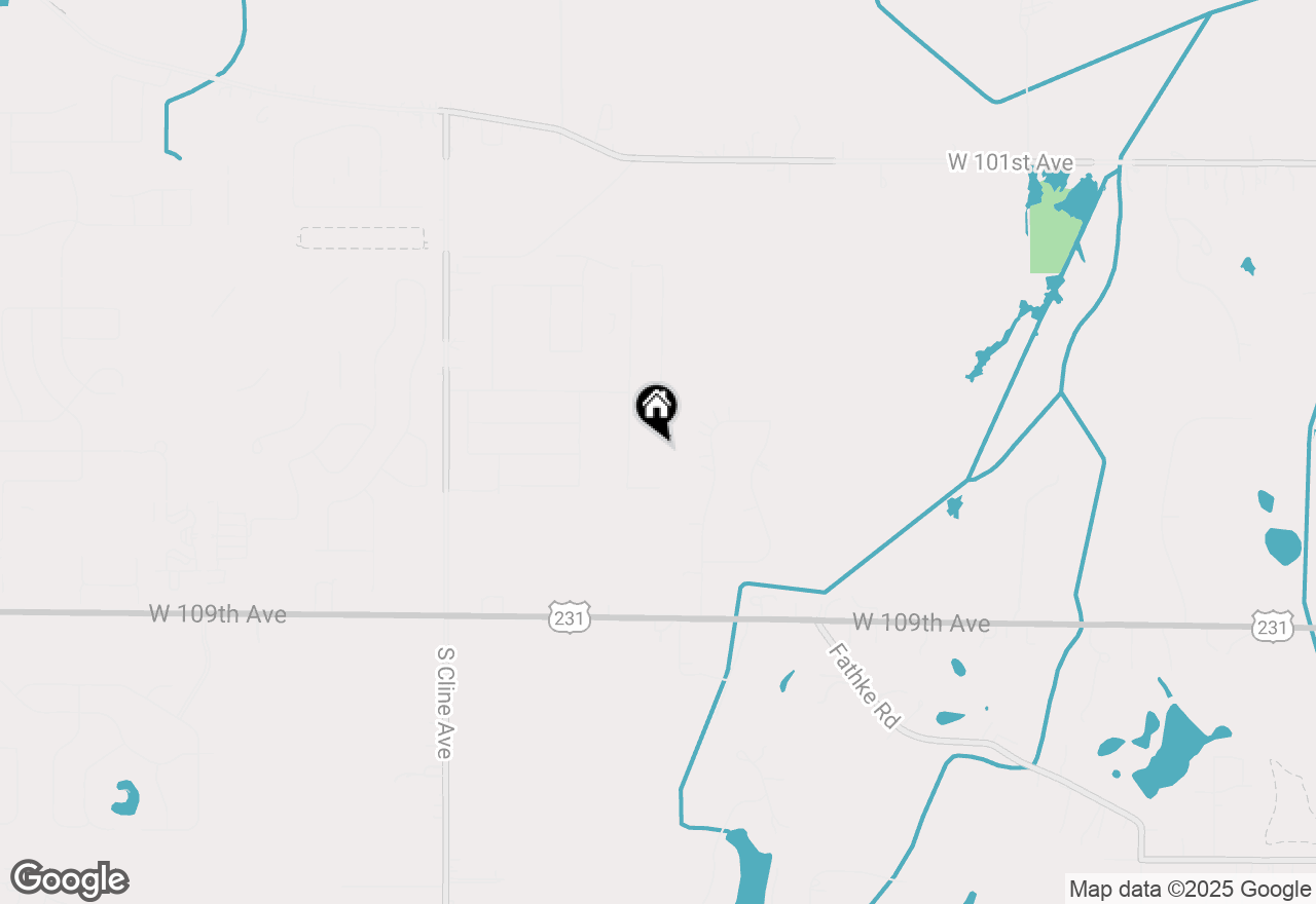 Map of 10588 Morse Place, Crown Point, IN 46307