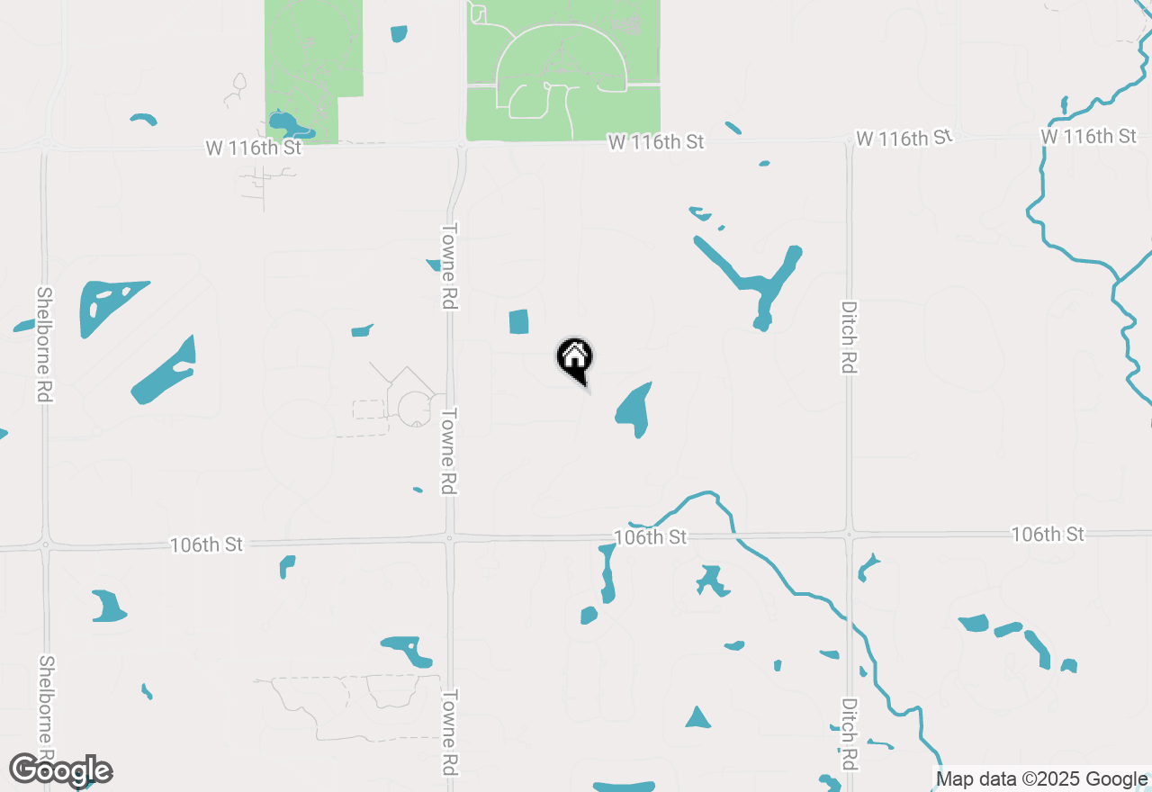 Map of 10924 Thunderbird Drive, Carmel, IN 46032