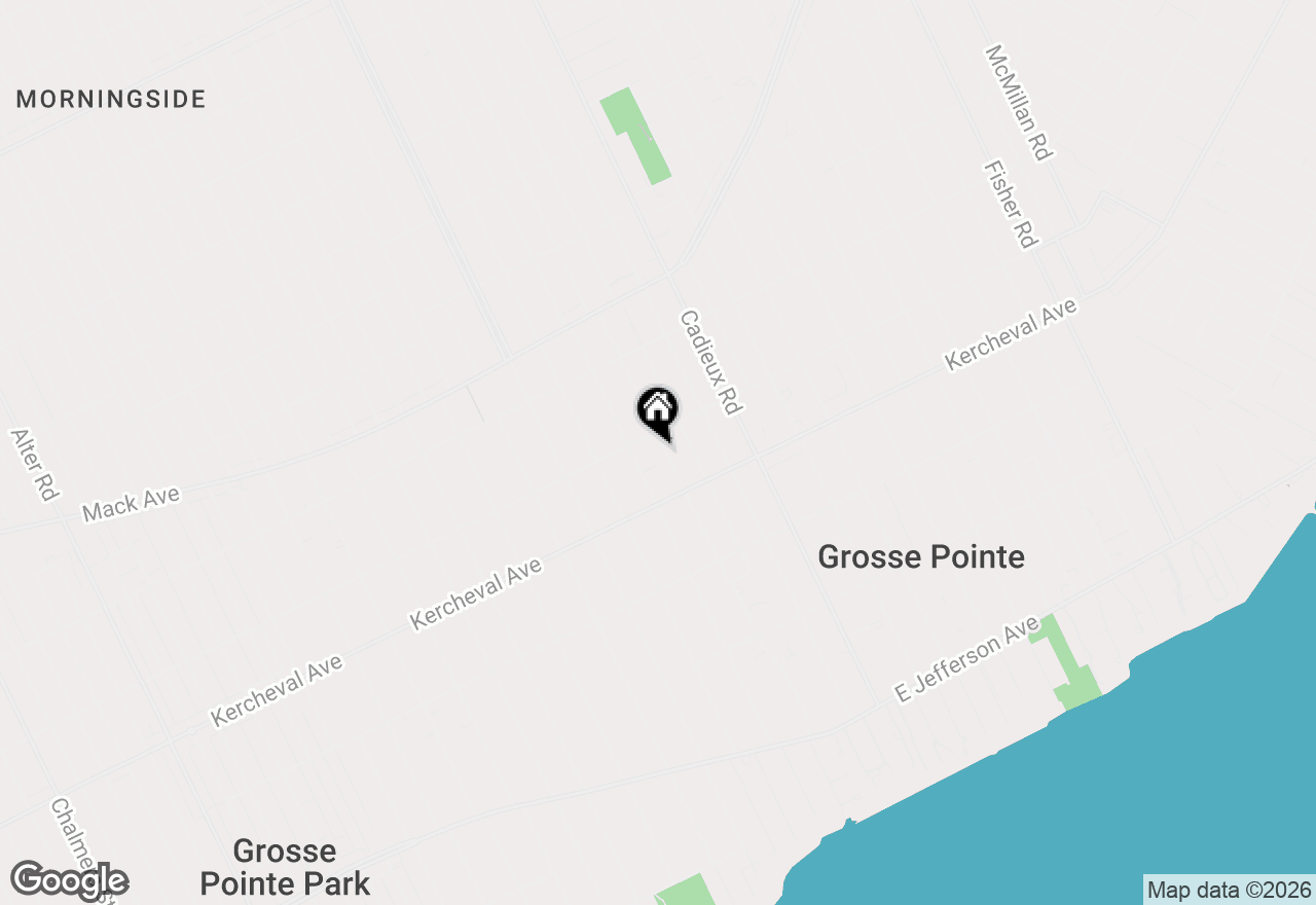 Map of 1251 Bishop Road, Grosse Pointe, MI 48230