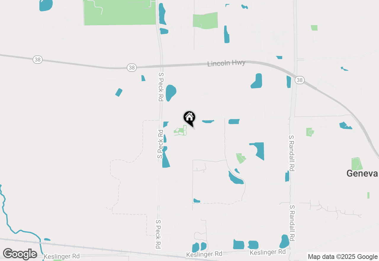 Map of 3708 Ridge Pointe Drive, Geneva, IL 60134