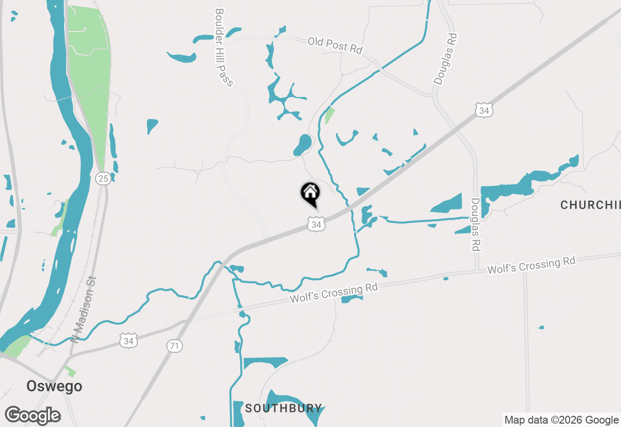 Map of 520 Chesterfield Court, Oswego, IL 60543