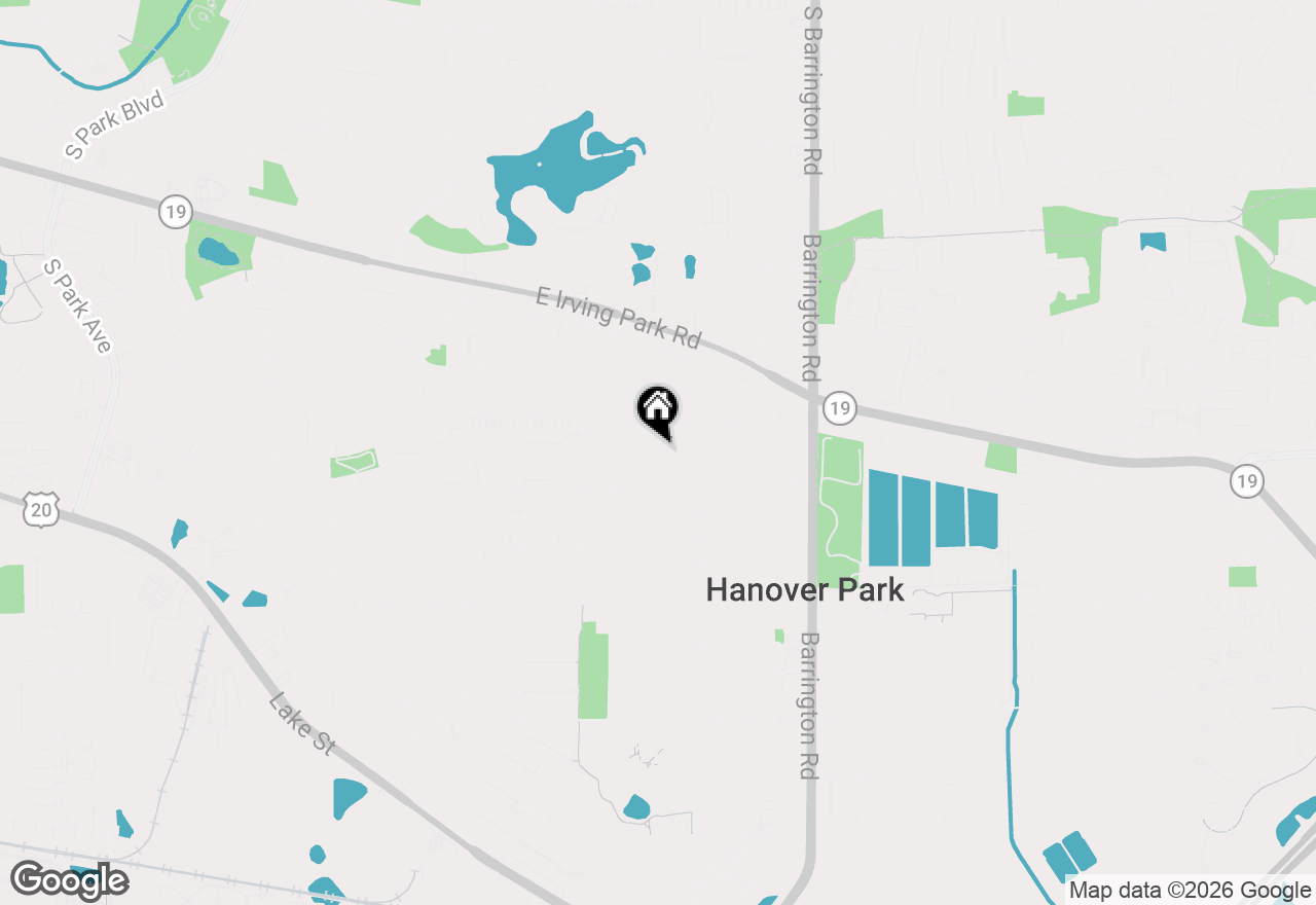 Map of 1830 Marigold Lane, Hanover Park, IL 60133