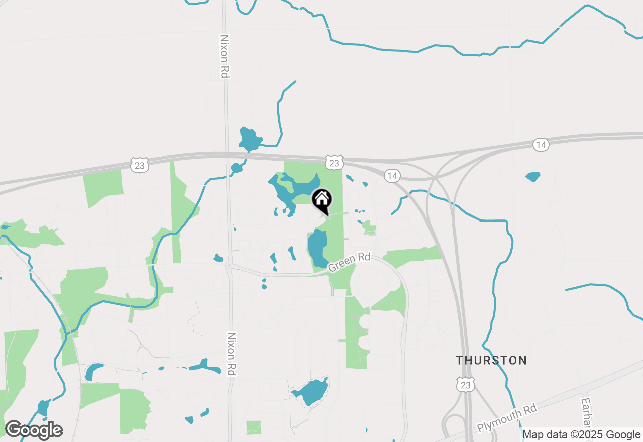 Map of 3072 Barclay Way, Ann Arbor, MI 48105