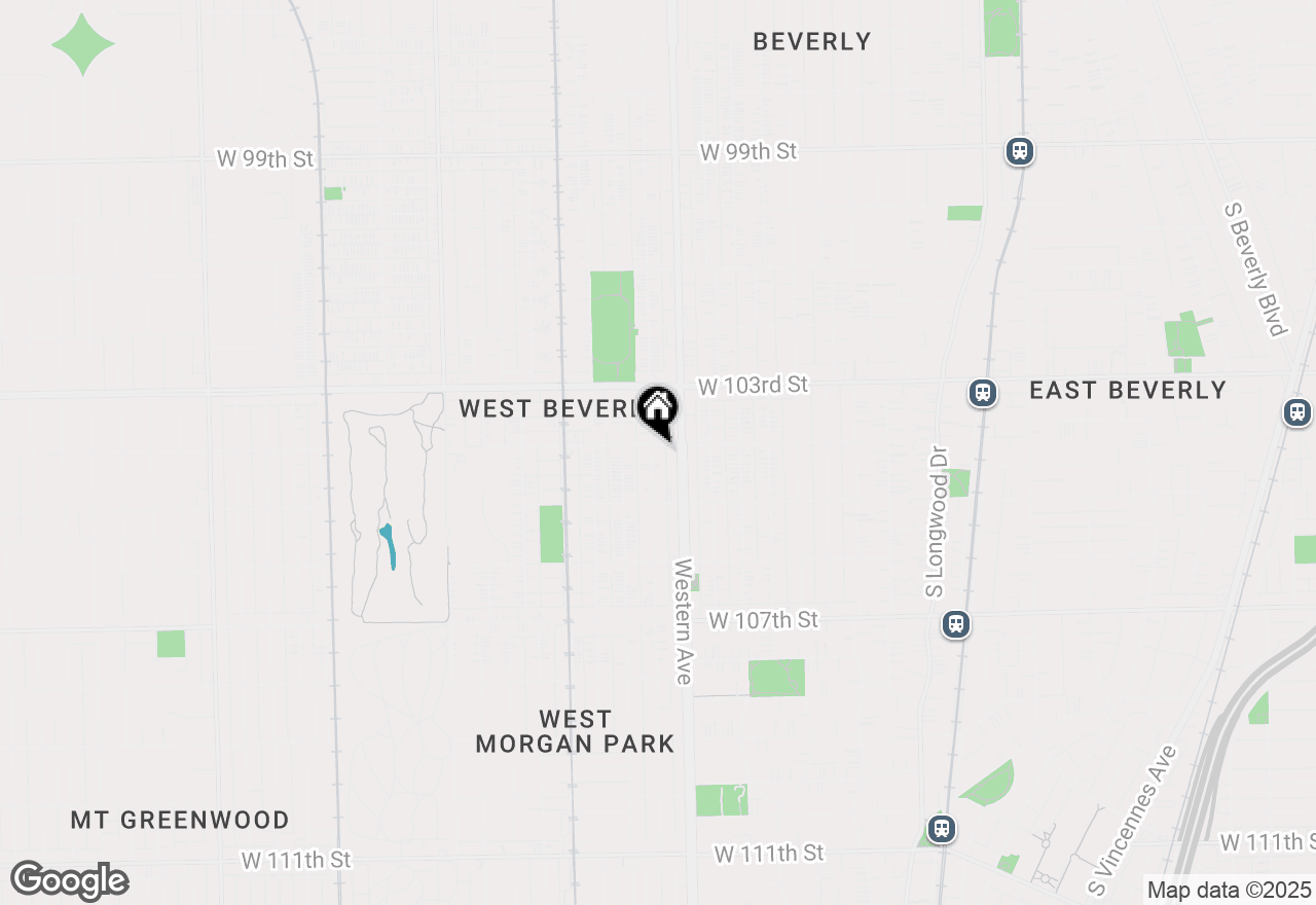 Map of 10407 S Artesian Avenue, Chicago, IL 60655