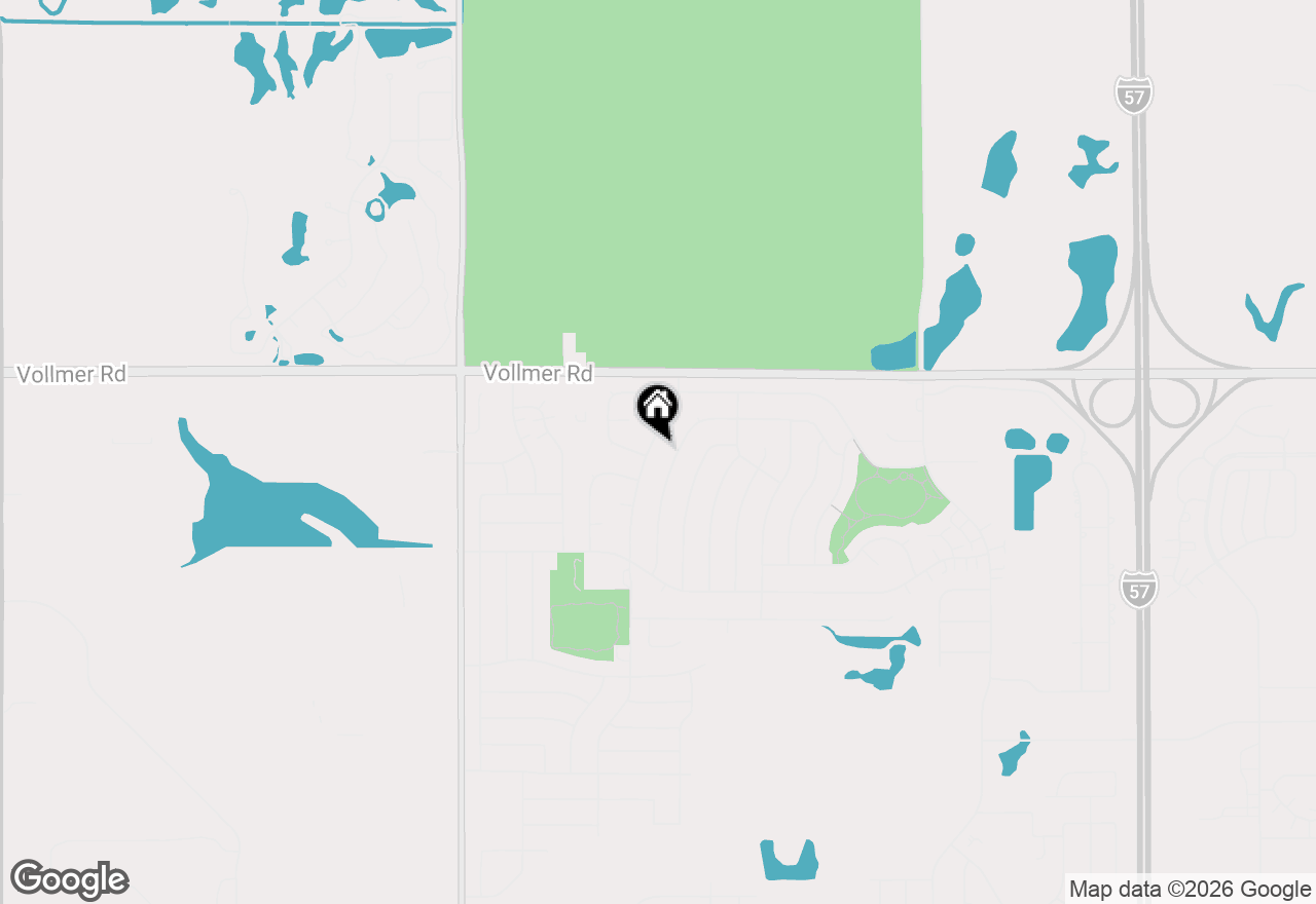 Map of 41 Willow Road, Matteson, IL 60443