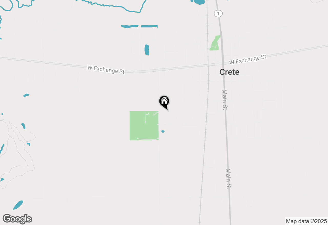 Map of 1527 Williams Court, Crete, IL 60417