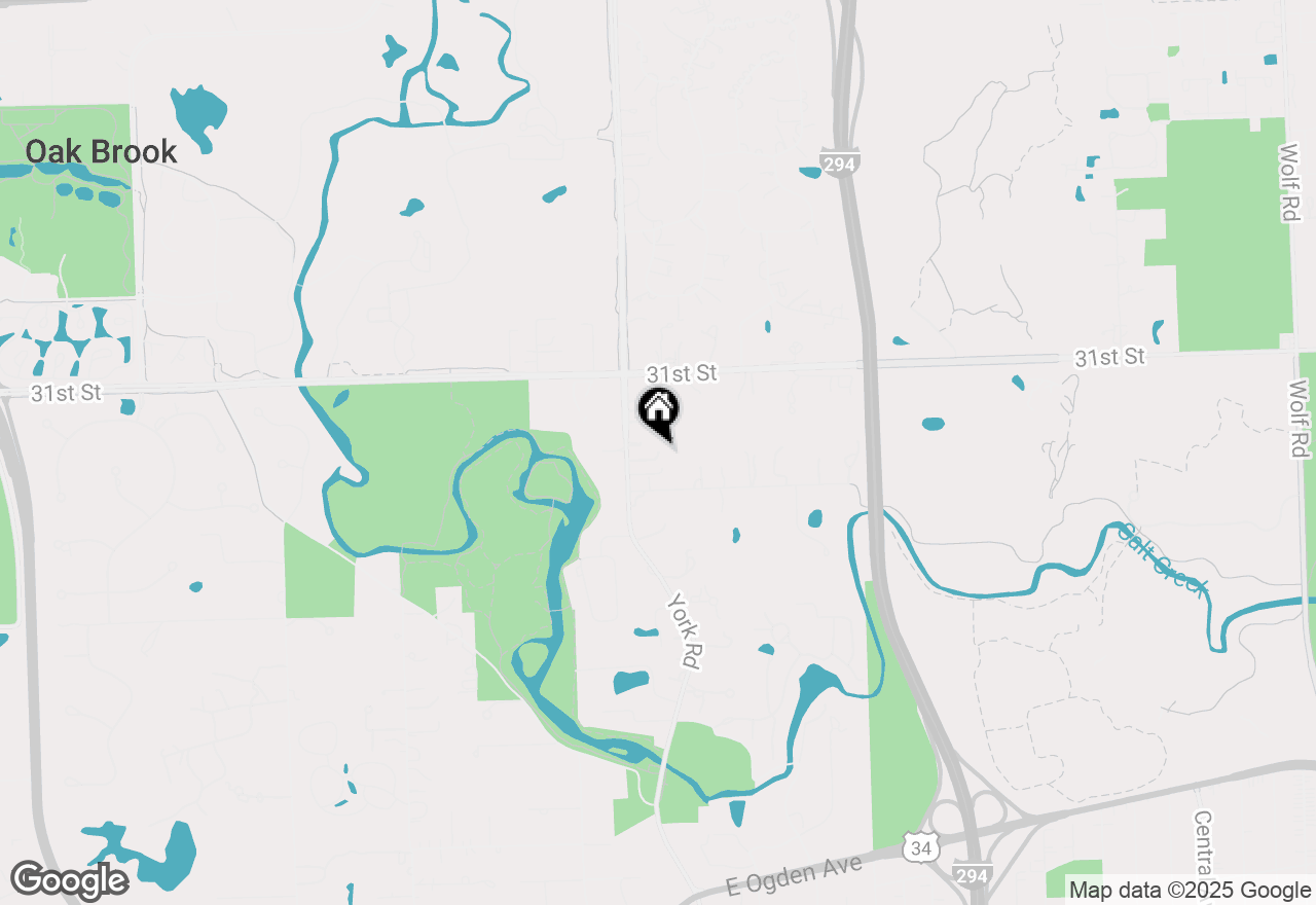 Map of 3209 York Road, Oak Brook, IL 60523