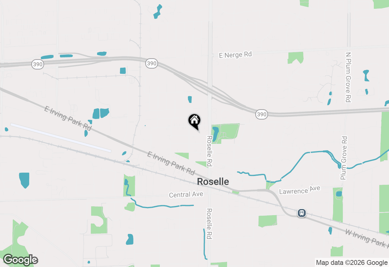 Map of 48 Rosemont Avenue, Roselle, IL 60172