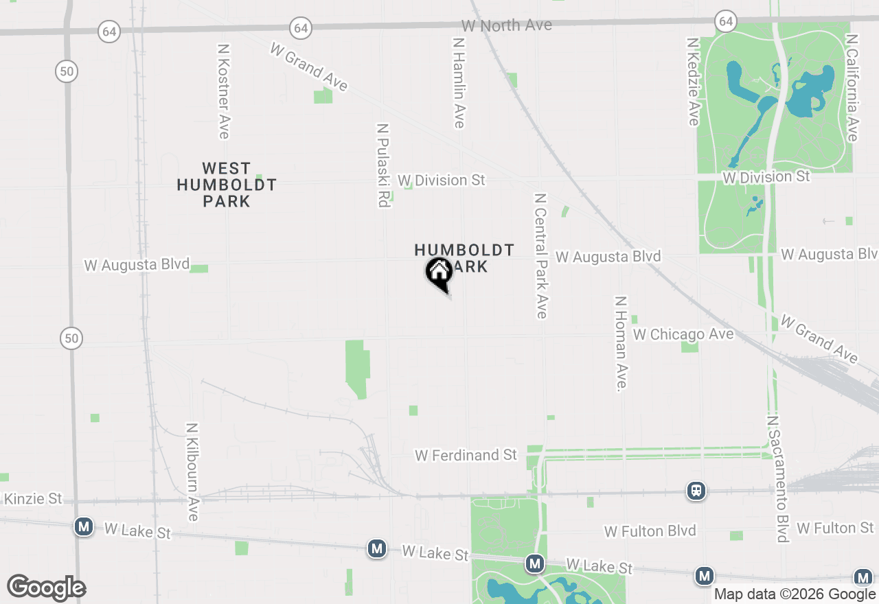 Map of 856 N Avers Avenue, Chicago, IL 60651