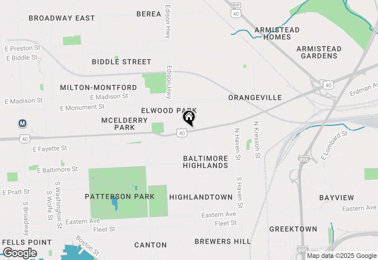 Map of 400 Highland Avenue #301, Baltimore, MD 21224