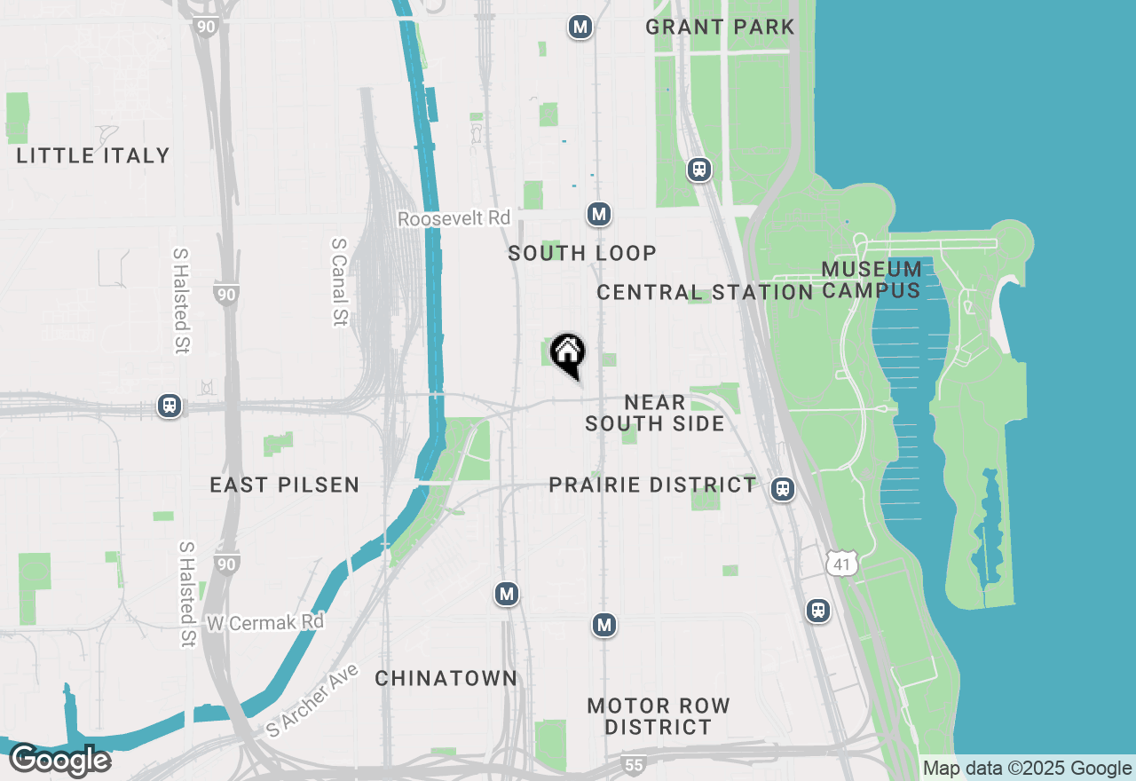 Map of 1530 S State Street #610, Chicago, IL 60605