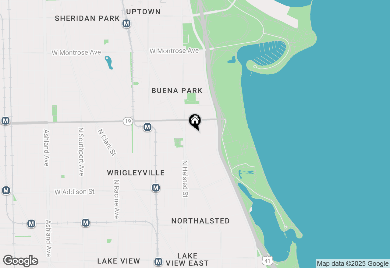 Map of 3900 N Pine Grove Avenue #202, Chicago, IL 60613