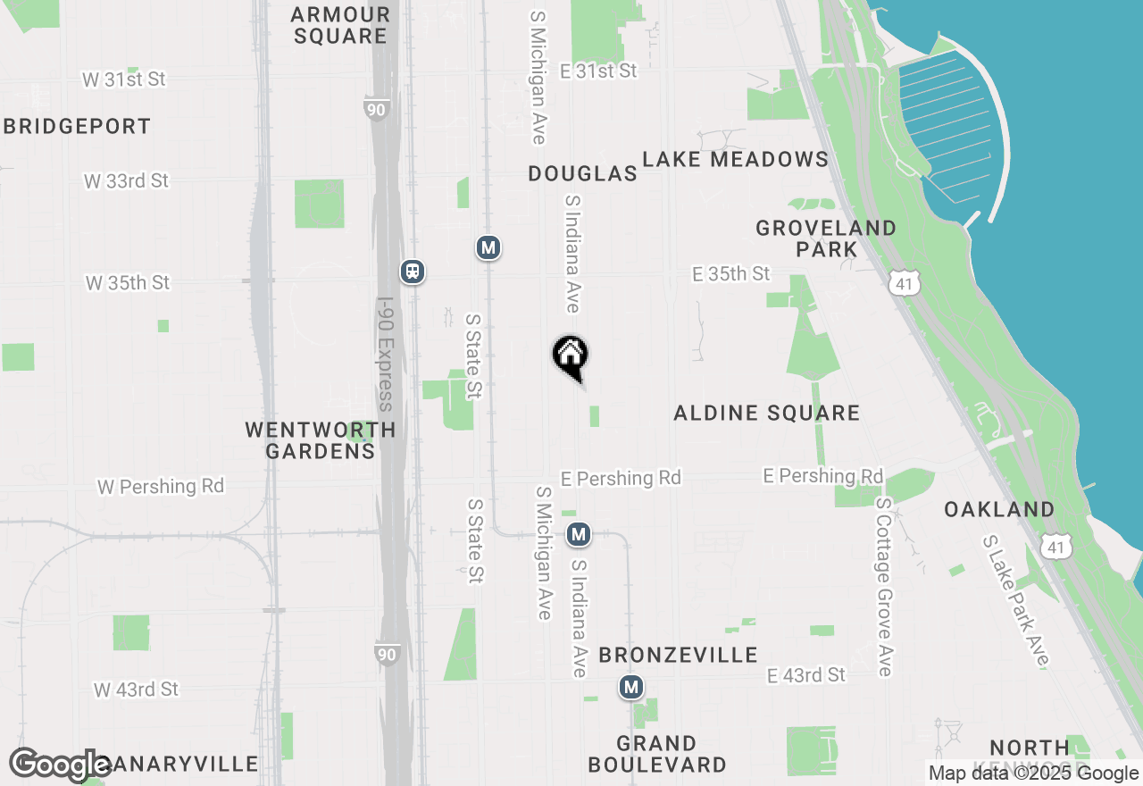 Map of 3720 S Indiana Avenue #3, Chicago, IL 60653