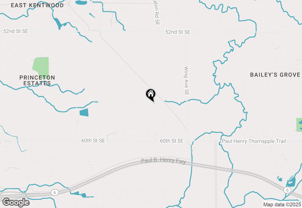 Map of 2741 Blooming Bud Lane, Kentwood, MI 49508