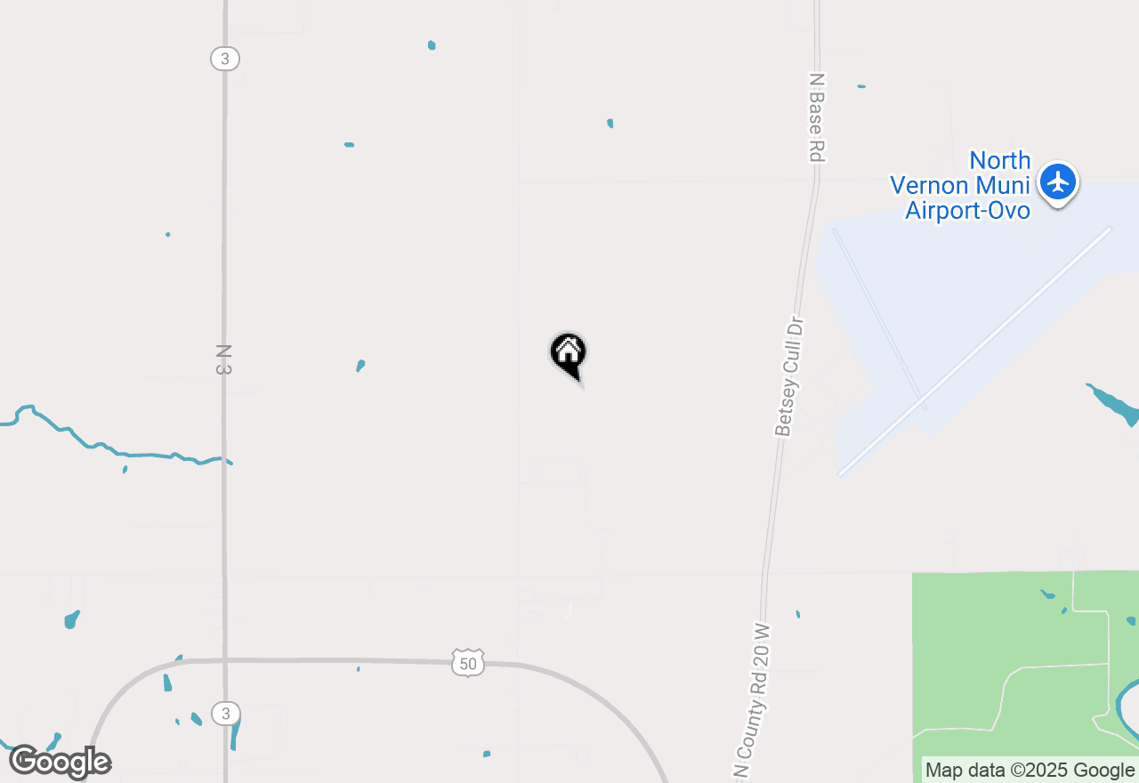 Map of 3960 N County Road 75 W, North Vernon, IN 47265