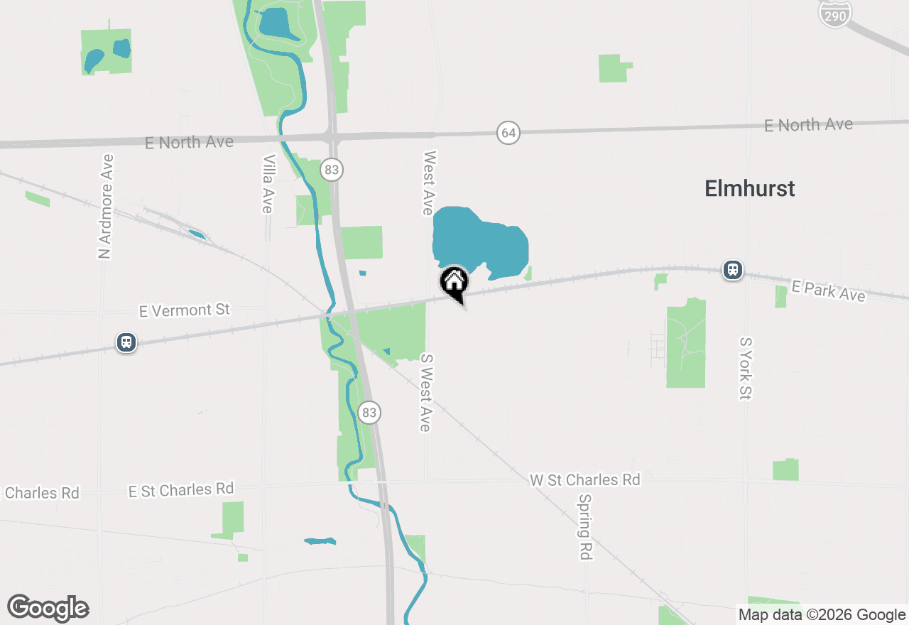 Map of 481 W Alexander Boulevard, Elmhurst, IL 60126