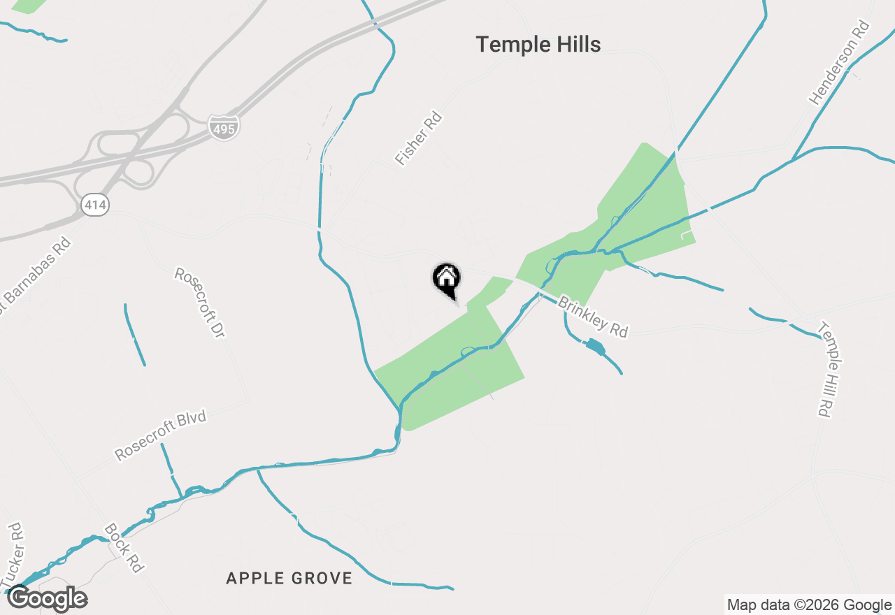 Map of 3322 Huntley Square Drive #B2, Temple Hills, MD 20748