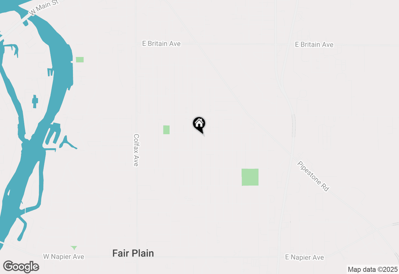 Map of 1027 Superior Street, Benton Harbor, MI 49022