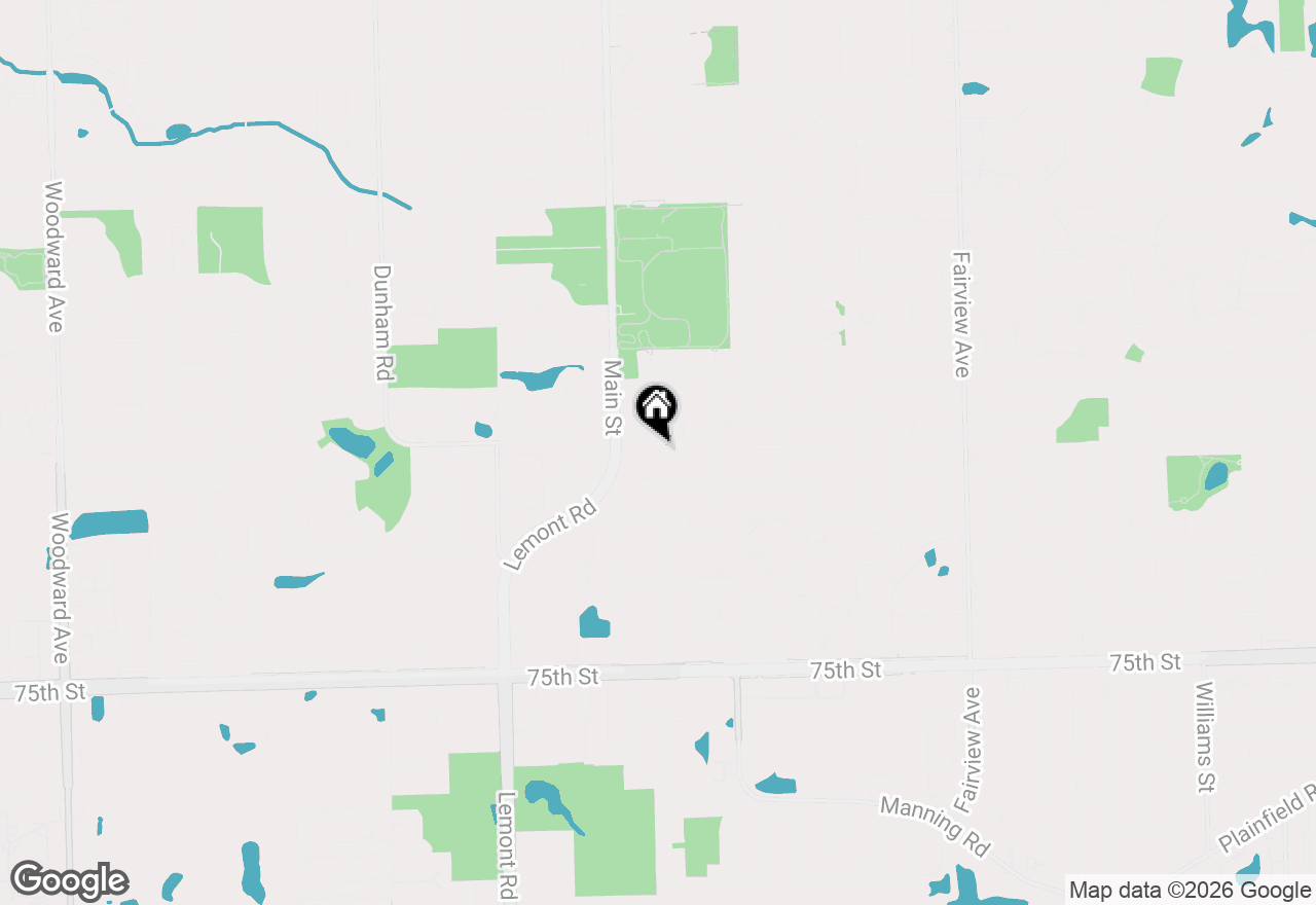 Map of 901 Claremont Drive, Downers Grove, IL 60516
