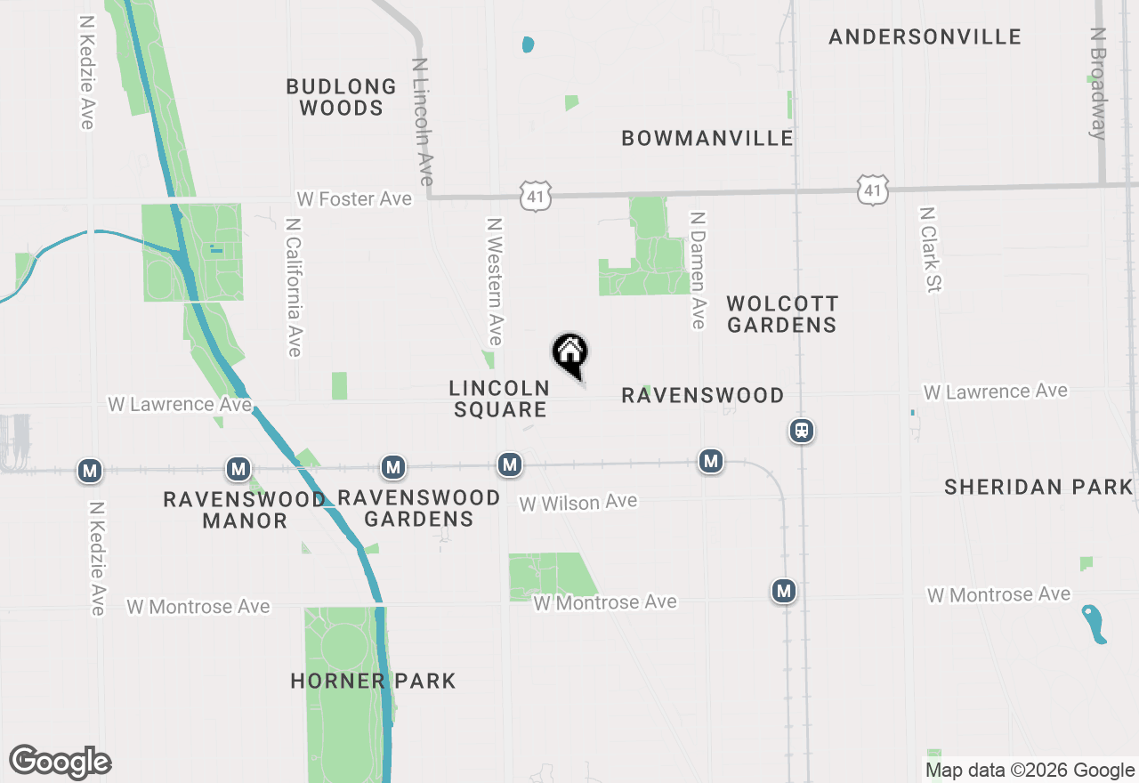 Map of 4802 N Bell Avenue #205, Chicago, IL 60625