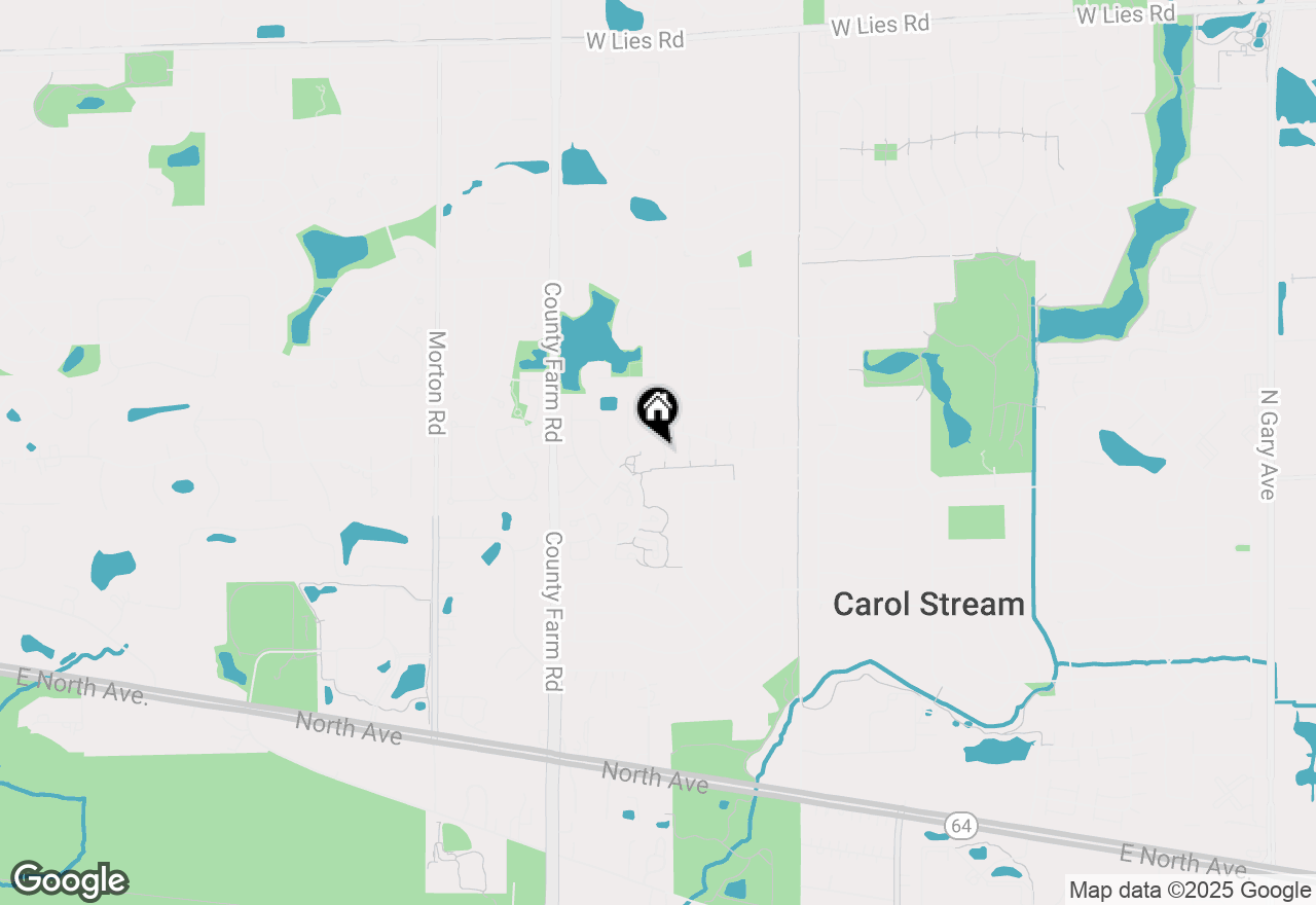 Map of 570 Sundance Court, Carol Stream, IL 60188