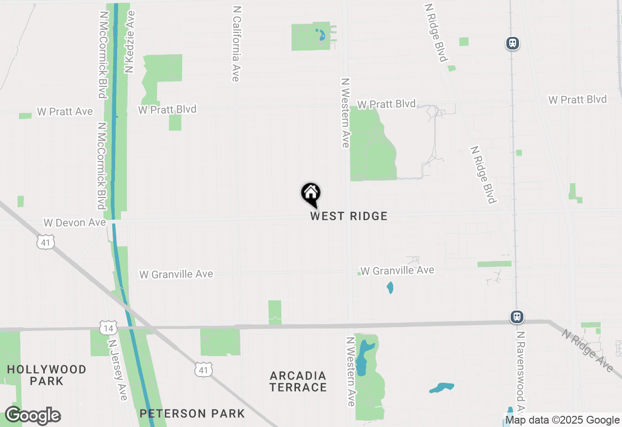 Map of 2520 W Devon Avenue #2, Chicago, IL 60659