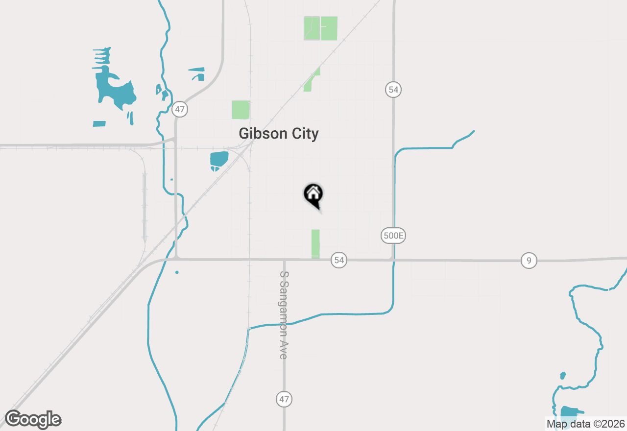 Map of 219 E 4th Street, Gibson City, IL 60936