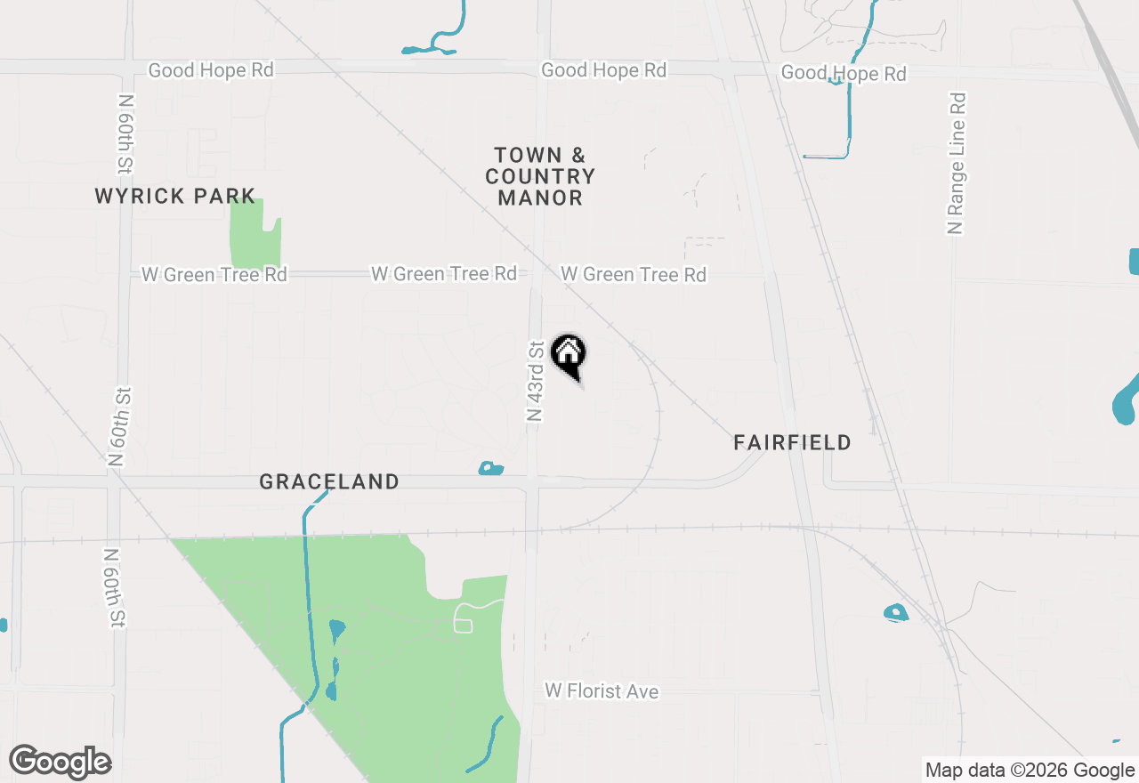 Map of 4124 W Kiehnau Ave, Milwaukee, WI 53209