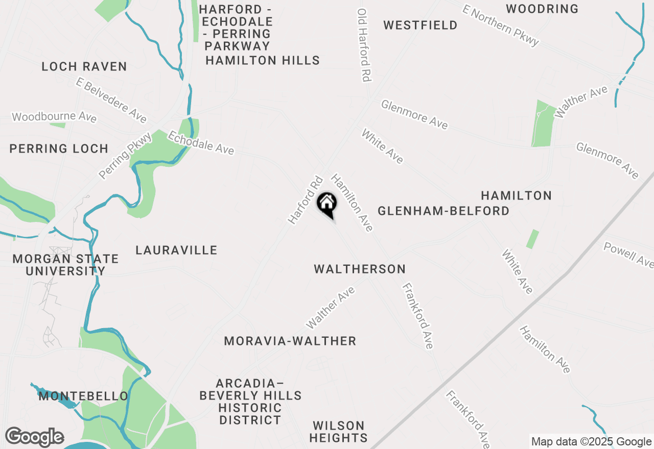 Map of 3107 Echodale Avenue, Baltimore, MD 21214