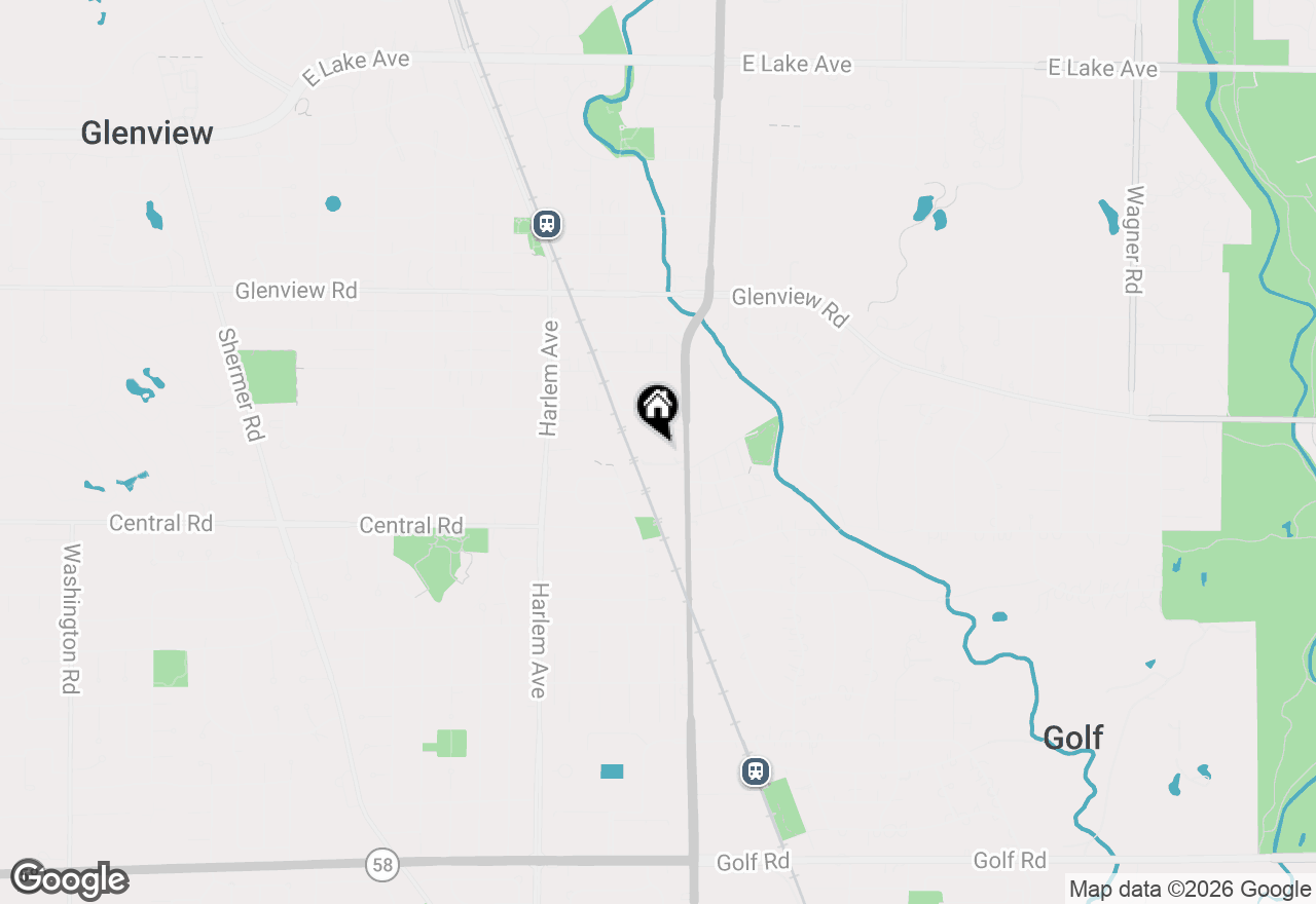 Map of 702 Waukegan Road #A308, Glenview, IL 60025