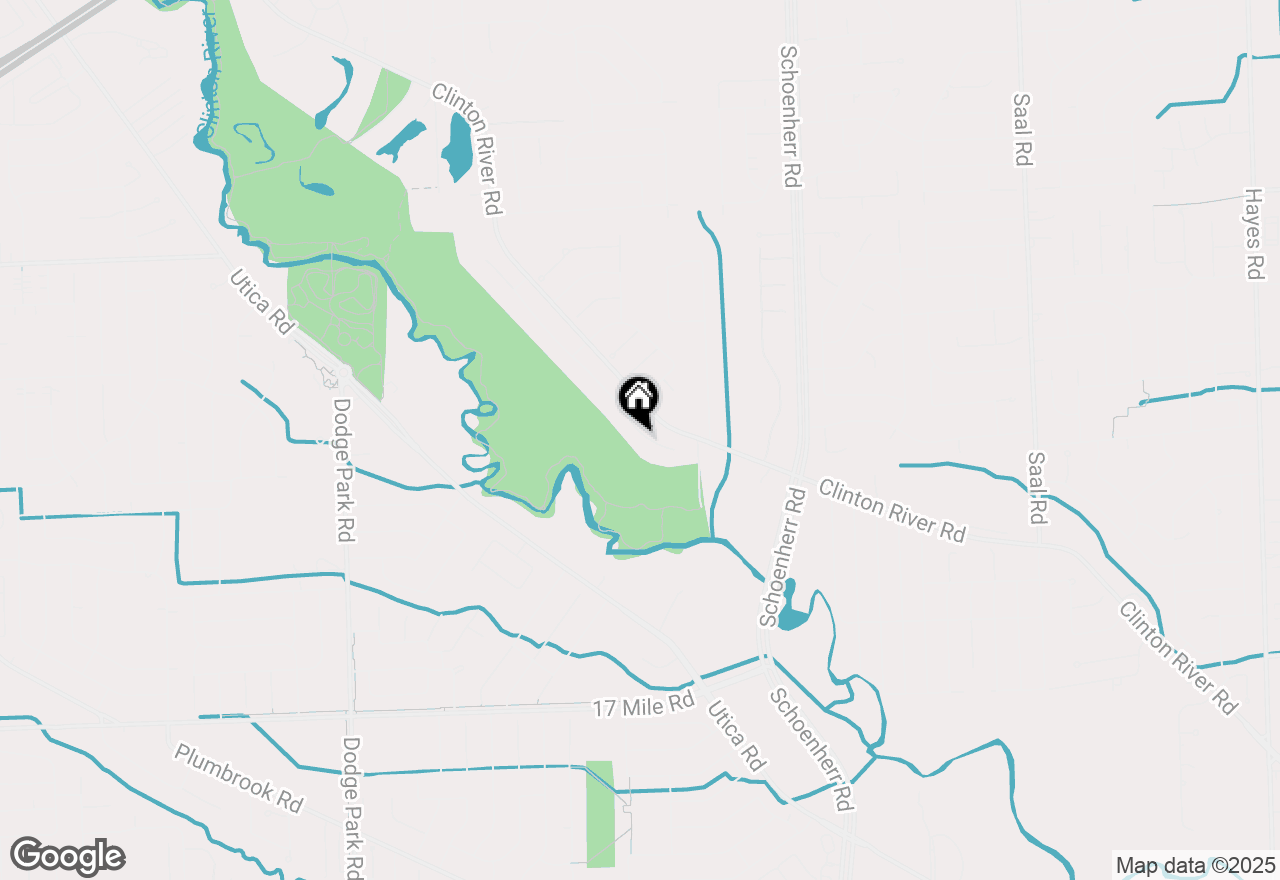 Map of 13162 Beresford Drive, Sterling Heights, MI 48313