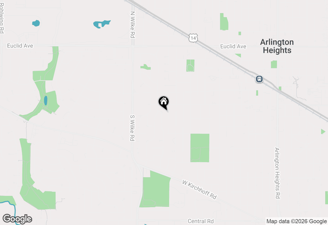 Map of 209 S Princeton Avenue, Arlington Heights, IL 60005