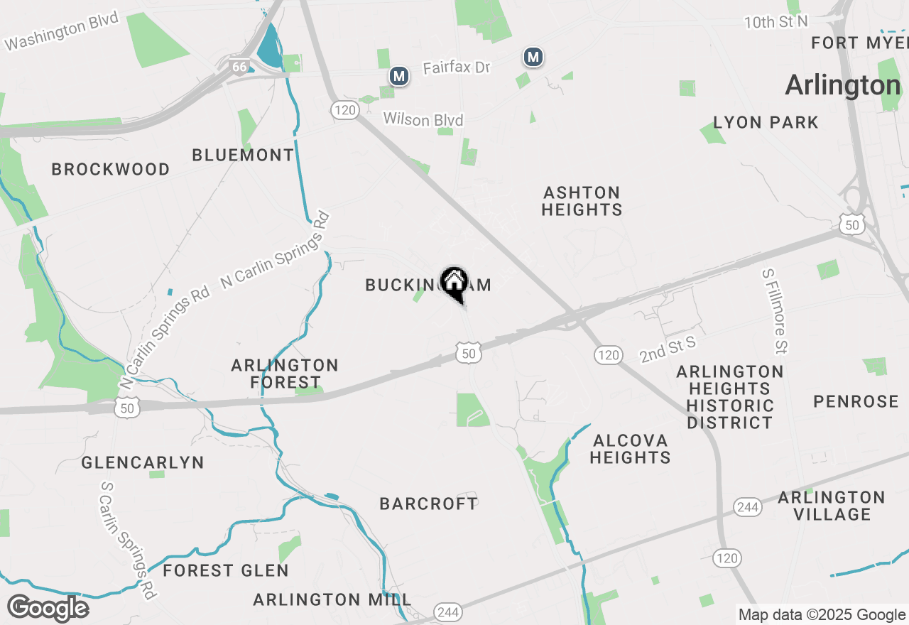 Map of 216 N George Mason Drive #216-2, Arlington, VA 22203