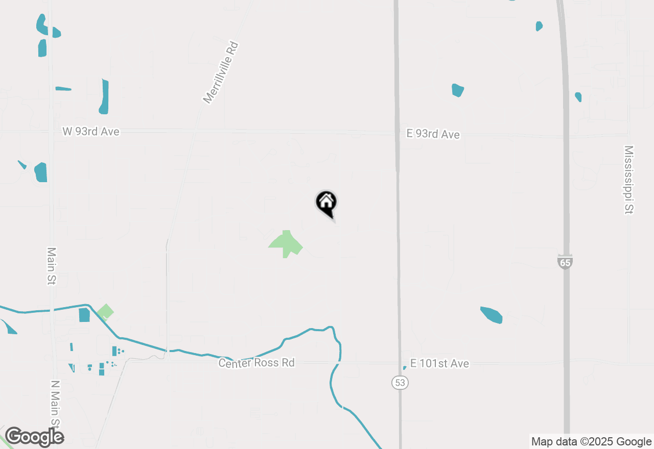 Map of 9634 Luebcke Lane, Crown Point, IN 46307