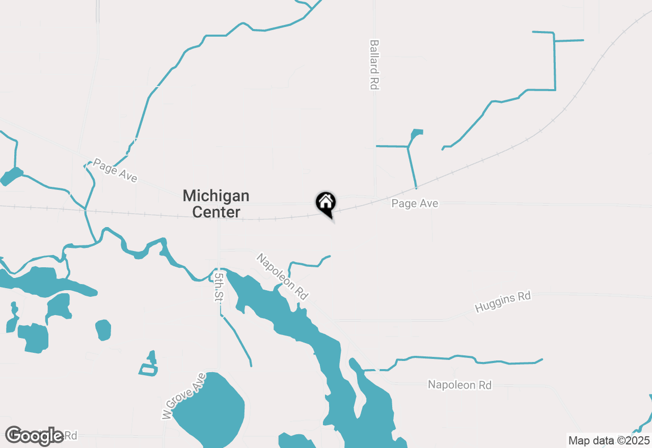 Map of 448 Grand Street, Michigan Center, MI 49254