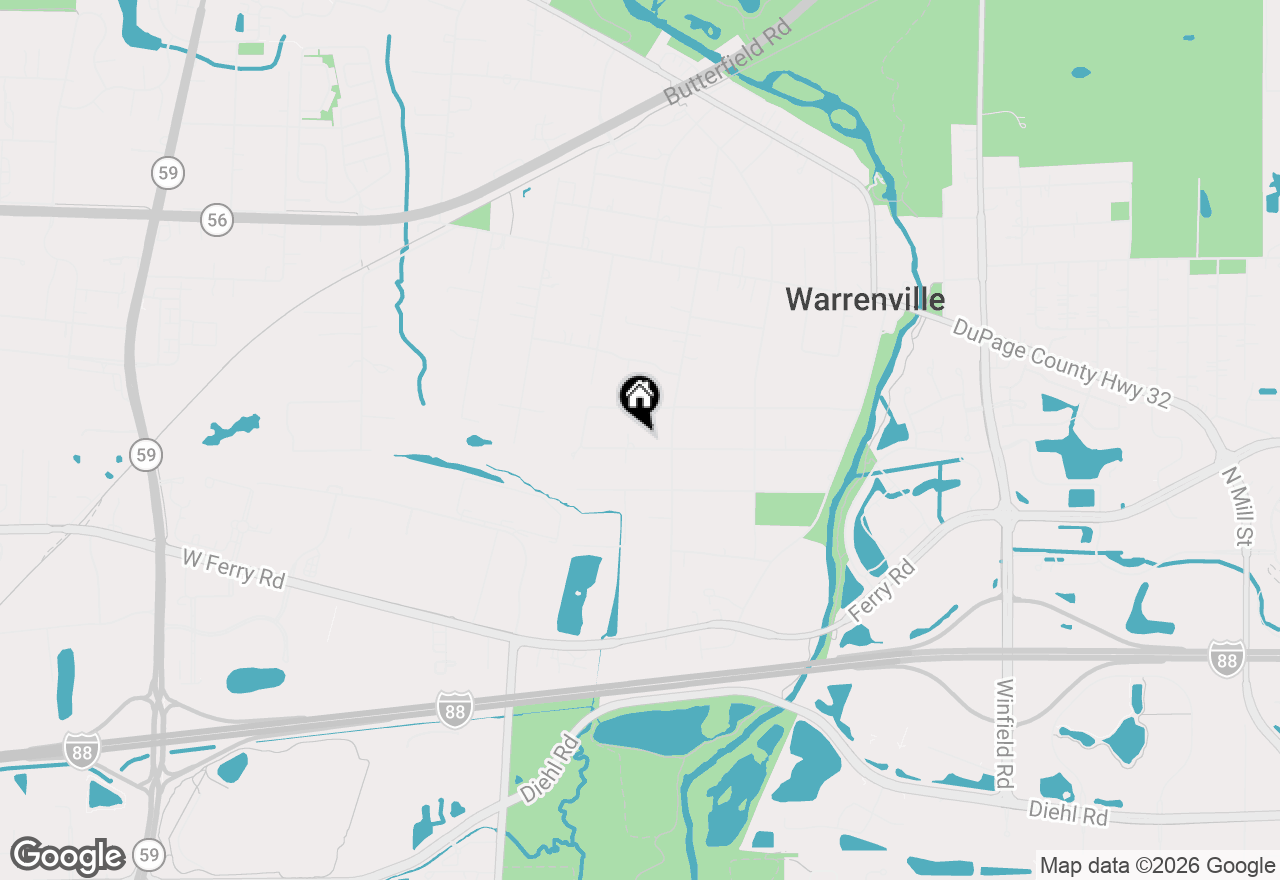 Map of 28W686 Townline Road, Warrenville, IL 60555