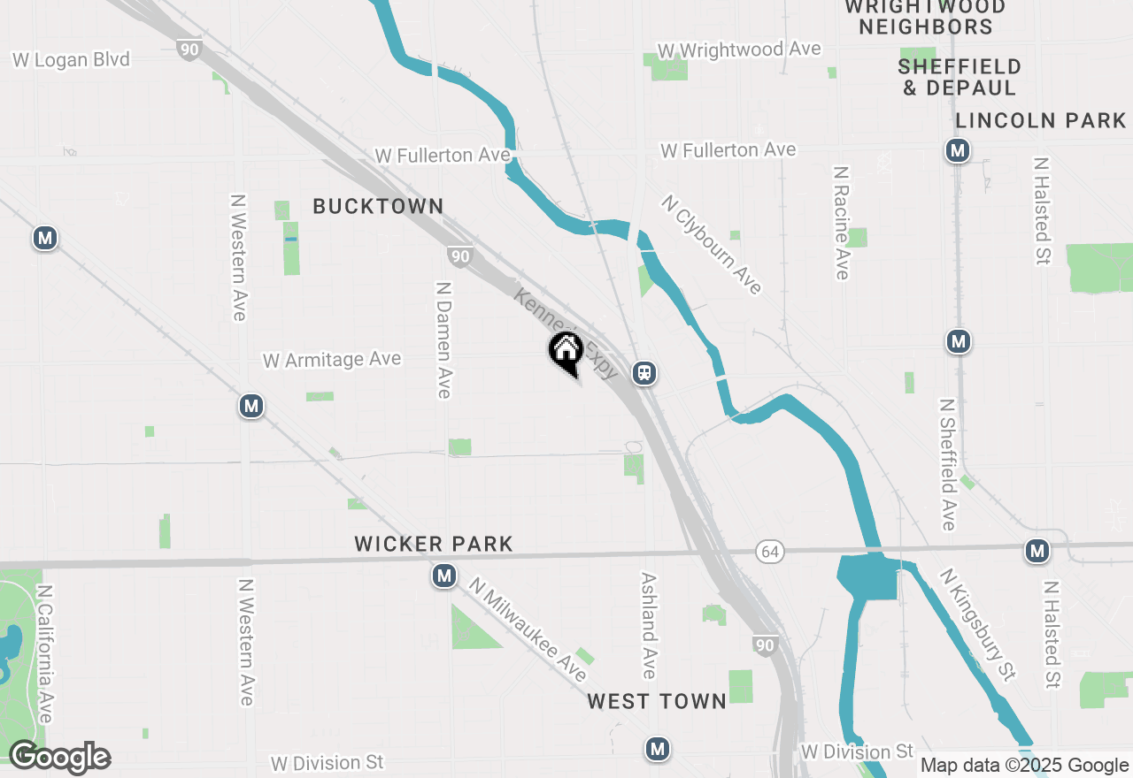 Map of 1916 N Hermitage Avenue, Chicago, IL 60622