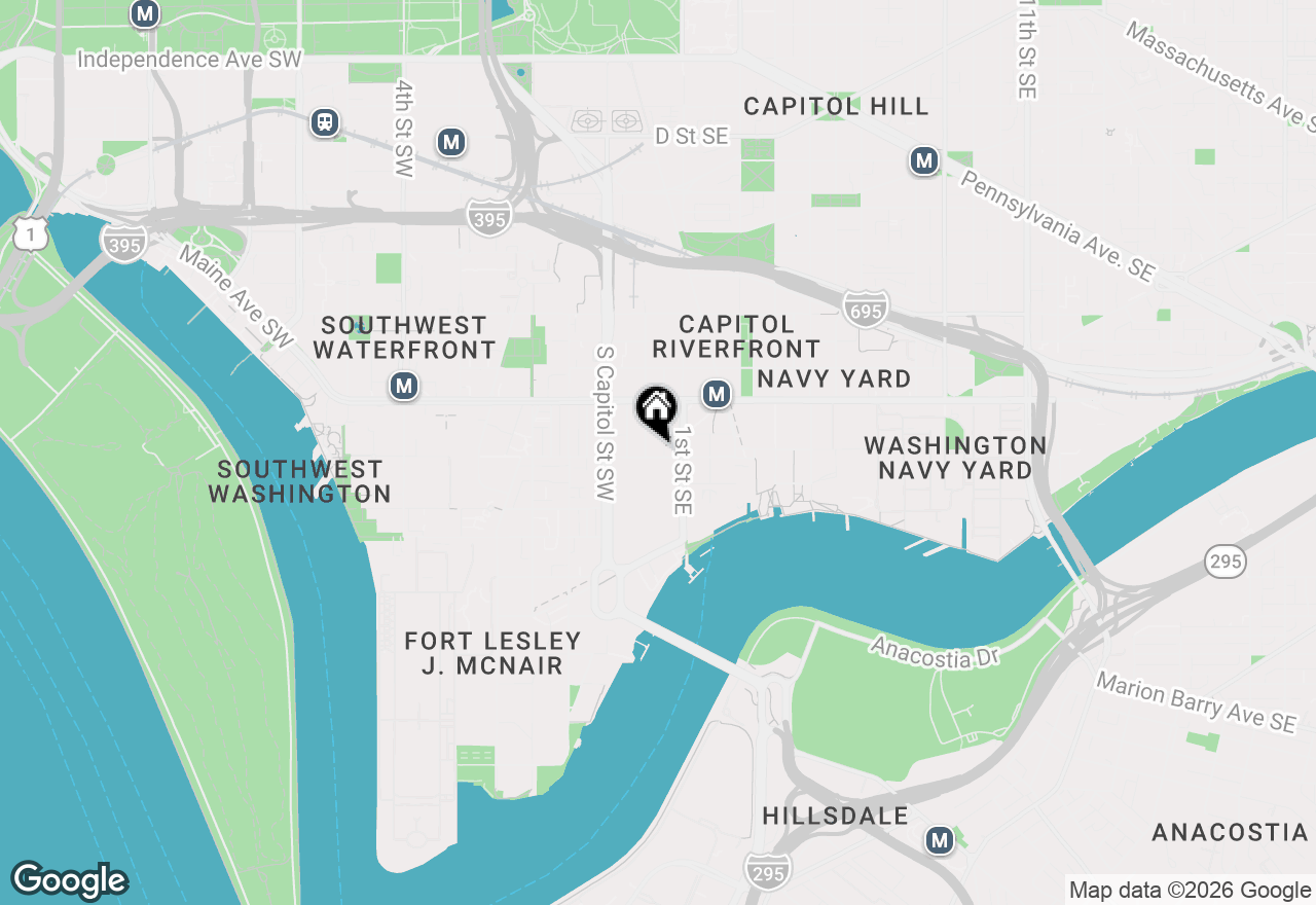 Map of 70 N Street Se #N910, Washington, DC 20003