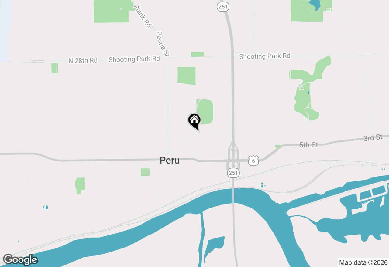 Map of 1515 7th Street, Peru, IL 61354